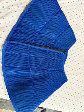 Blue Padded Mesh Waist/Corset Shaper